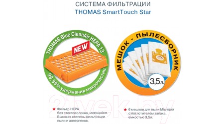 Пылесос Thomas Smart Touch Star