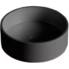 Умывальник Umy Home Sol 01 45x45 / UM20421RF (U-Solid, черный матовый)