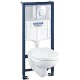 Унитаз подвесной с инсталляцией GROHE Solido 39192000