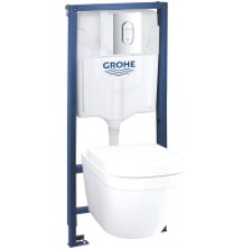 Унитаз подвесной с инсталляцией GROHE Solido 5в1 39536000