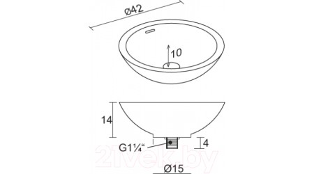 Умывальник Riho Solid Surface W016002105