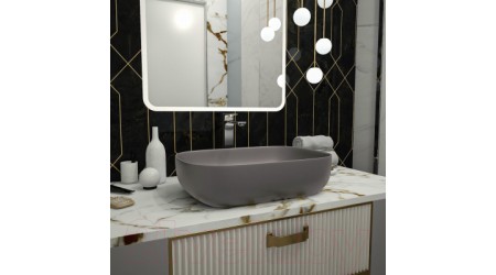 Умывальник Teymi Solli 60 / T50396 (графит матовый)
