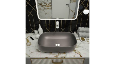 Умывальник Teymi Solli 60 / T50396 (графит матовый)