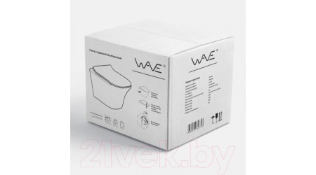 Унитаз подвесной с инсталляцией Wave Solo / 553963 (с кнопкой смыва)