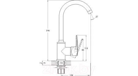 Смеситель G.Lauf Solone FAB4-A020 