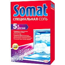 Соль для посудомоечных машин Somat Специальная соль (1.5кг)