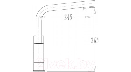 Смеситель Kaiser Sonat 34044-9 Bl Mat 