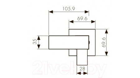 Гигиенический душ Kaiser Sonat 34777-2