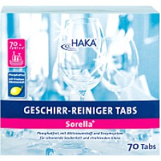 Таблетки для посудомоечных машин Haka Sorella (70шт)