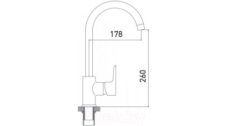 Смеситель Gross Aqua Space 3118288C-B02 