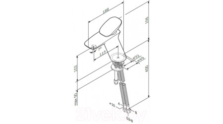 Смеситель AM.PM Spirit V2.0 F70A02100 