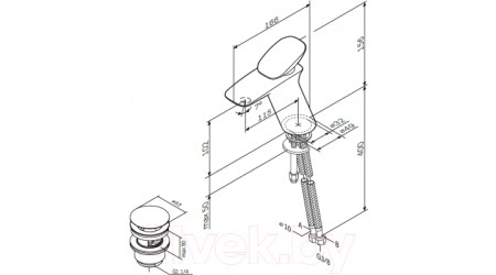 Смеситель AM.PM Spirit V2.0 F70A82100 