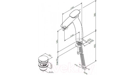 Смеситель AM.PM Spirit V2.0 F70A92200 