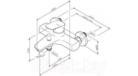 Смеситель AM.PM Spirit V2.1 F71A10000 