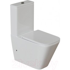 Унитаз напольный Wave Square / 553133 (с сиденьем)
