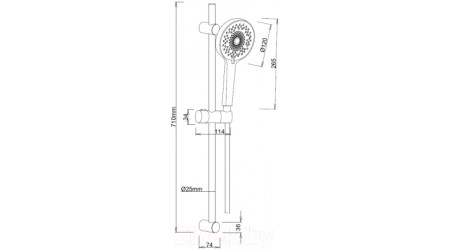 Душевой гарнитур Esko SSS712