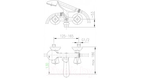 Смеситель Armatura Standard 304-120-00 