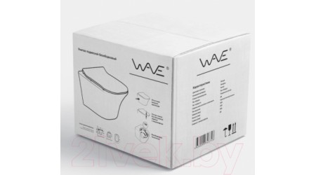 Унитаз подвесной White Wave Star (белый глянец)