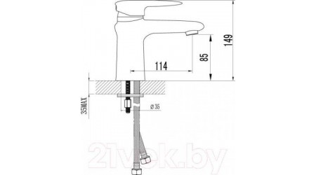 Смеситель LEMARK Status LM4406C 
