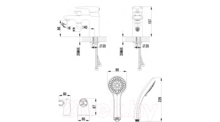 Смеситель LEMARK Status LM4415C 