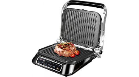Электрогриль Redmond SteakMaster RGM-M805 (черный/сталь)