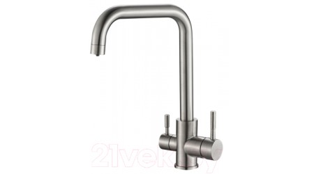 Смеситель ZorG Steel Hammer SH 715 (нержавеющая сталь) 