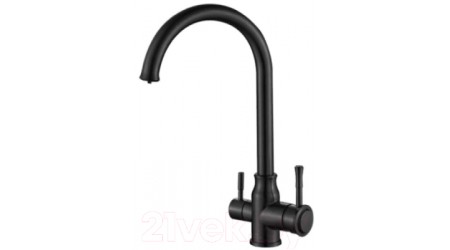 Смеситель ZorG Steel Hammer SH 763 PVD (графит) 