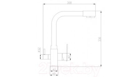 Смеситель ZorG Steel Hammer SH 805 (хром) 