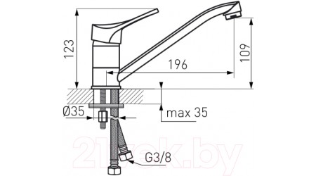 Смеситель Ferro Stillo BSL4 