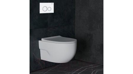 Унитаз подвесной с инсталляцией Roxen StounFix Slim 505547
