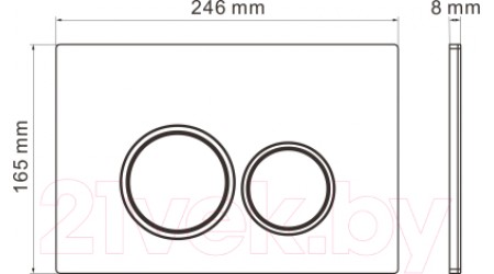 Унитаз подвесной с инсталляцией Roxen StounFix Slim 507197