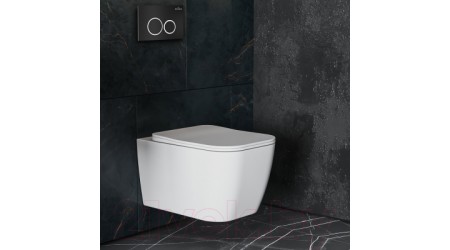 Унитаз подвесной с инсталляцией Roxen StounFix Slim 506802