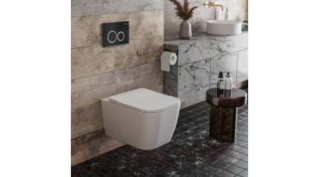 Унитаз подвесной с инсталляцией Roxen StounFix Slim 506802