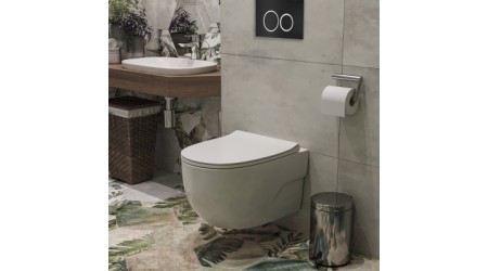 Унитаз подвесной с инсталляцией Roxen StounFix Slim 507197