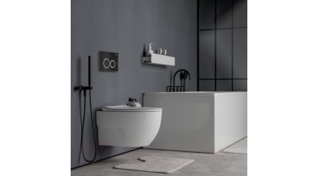 Унитаз подвесной с инсталляцией Roxen StounFix Slim 507197