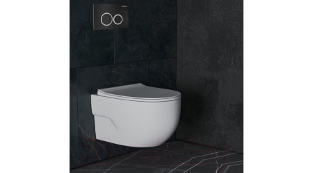 Унитаз подвесной с инсталляцией Roxen StounFix Slim 507197