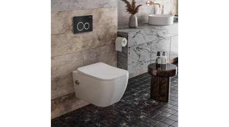 Унитаз подвесной с инсталляцией Roxen StounFix Slim 508149