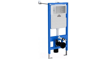 Унитаз подвесной с инсталляцией Roxen StounFix Slim 530473