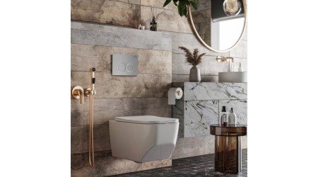 Унитаз подвесной с инсталляцией Roxen StounFix Slim 532055