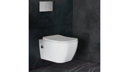 Унитаз подвесной с инсталляцией Roxen StounFix Slim 533185
