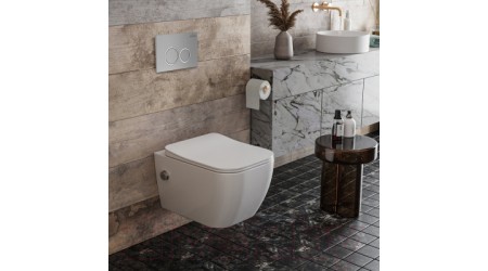 Унитаз подвесной с инсталляцией Roxen StounFix Slim 533185