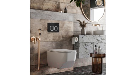Унитаз подвесной с инсталляцией Roxen StounFix Slim 545698