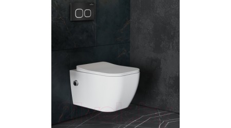 Унитаз подвесной с инсталляцией Roxen StounFix Slim 546731