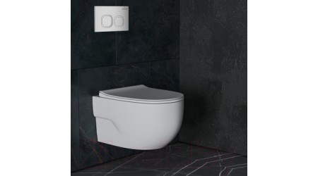Унитаз подвесной с инсталляцией Roxen StounFix Slim 551921