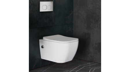 Унитаз подвесной с инсталляцией Roxen StounFix Slim 552245