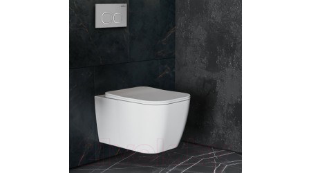 Унитаз подвесной с инсталляцией Roxen StounFix Slim 568244