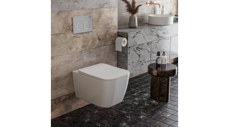 Унитаз подвесной с инсталляцией Roxen StounFix Slim 568244