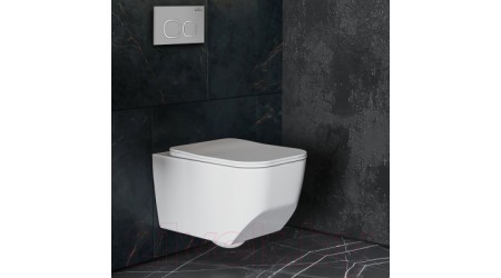 Унитаз подвесной с инсталляцией Roxen StounFix Slim 568544