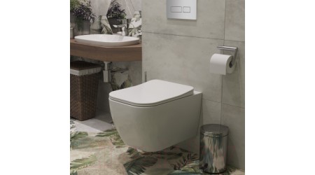 Унитаз подвесной с инсталляцией Roxen StounFix Slim 592045