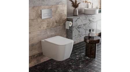 Унитаз подвесной с инсталляцией Roxen StounFix Slim 592045